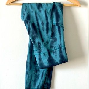 Lululemon Invigorate High Rise Legging Forest Shibori Graphite Grey Desert Teal